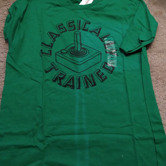 BNWT - SIZE LARGE - CLASSICALLY TRAINED T-SHIRT - ATARI CONTROLLER - Picture 2 of 4